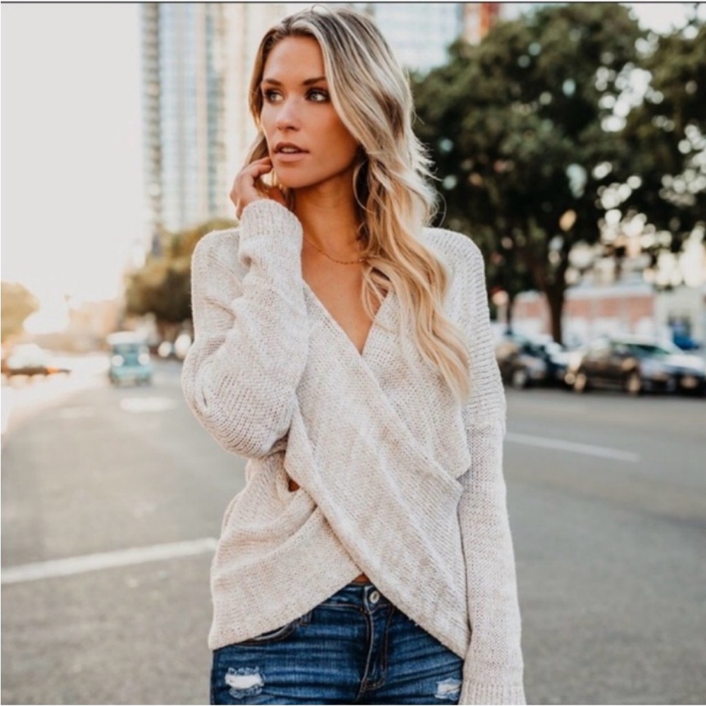 Aeon Vici Hayden Cross Front Sweater